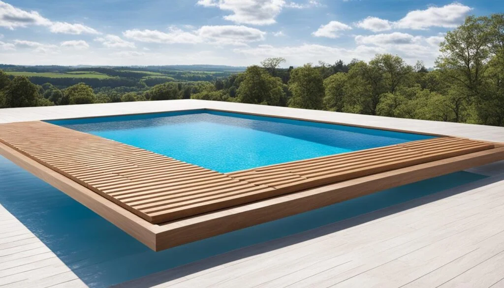 cobertura em madeira para piscina retrátil
